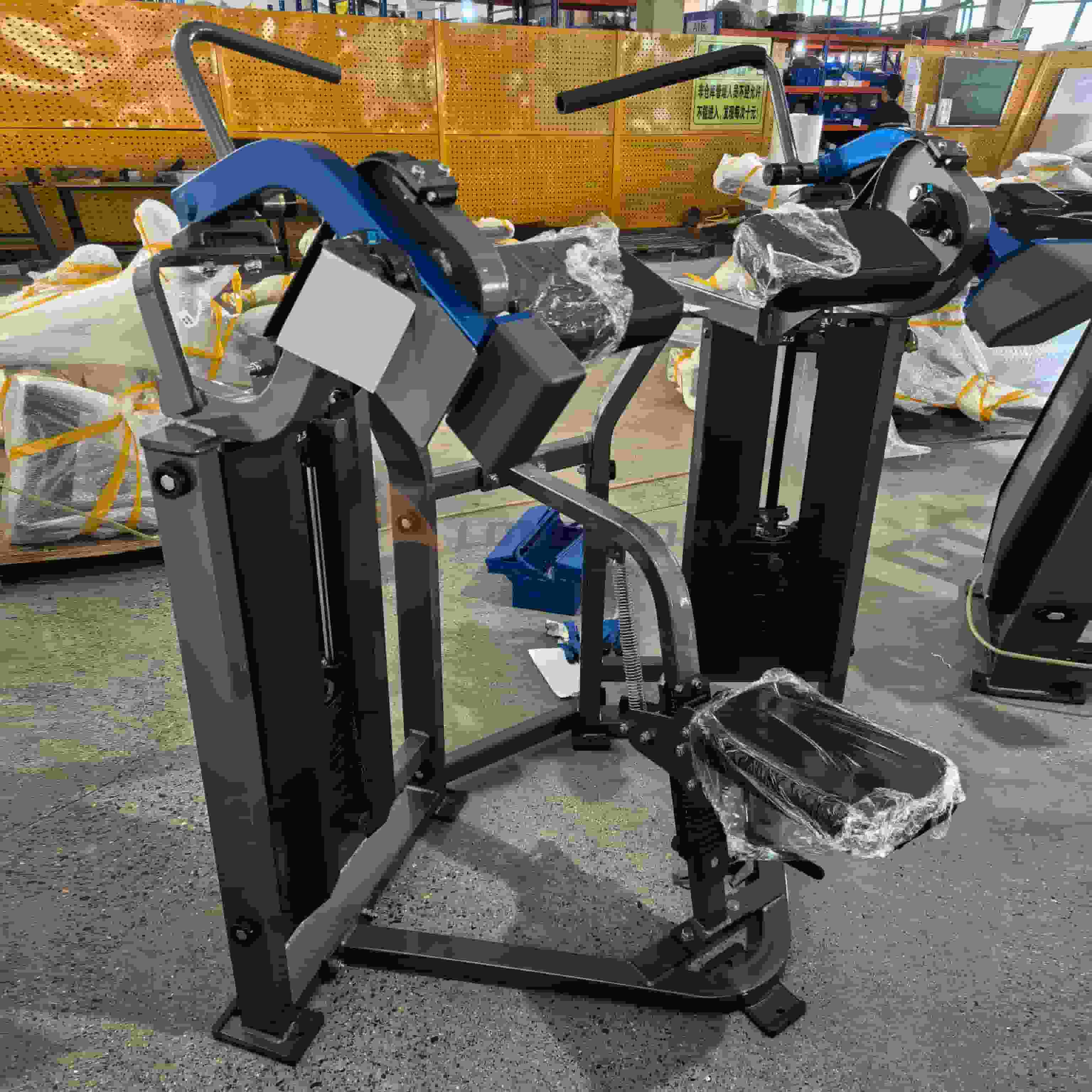 체육관 이두근 컬 머신